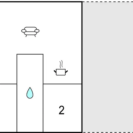 2 Bedroom Lovely In Lägenhet Neksø